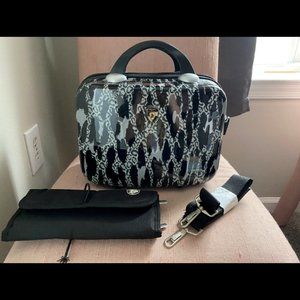 Heys Leopard beauty hard travel luggage case bag